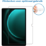 Case2go - 2-Pack Tablet screenprotector geschikt voor Samsung Galaxy Tab S9 FE Plus (2023) - 12.4 Inch - Tempered Glass - Case Friendly - Transparant