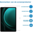 Case2go - 2-Pack Tablet screenprotector geschikt voor Samsung Galaxy Tab S9 FE Plus (2023) - 12.4 Inch - Tempered Glass - Case Friendly - Transparant