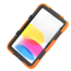 Case2go - Tablet hoes geschikt voor Apple iPad 11 (2025) A16 / Apple iPad 10.9 (2022) - Extreme Armor Case - Oranje