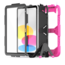 Case2go - Tablet hoes geschikt voor Apple iPad 11 (2025) A16 / Apple iPad 10.9 (2022) - Extreme Armor Case - Roze