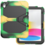 Case2go - Tablet hoes geschikt voor Apple iPad 11 (2025) A16 / Apple iPad 10.9 (2022) - Extreme Armor Case - Camouflage