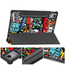 Case2go - Tablet hoes geschikt voor Lenovo Idea Tab Pro - 12.7 Inch - Tri-Fold Book Case - Auto/Wake functie - Grafitti