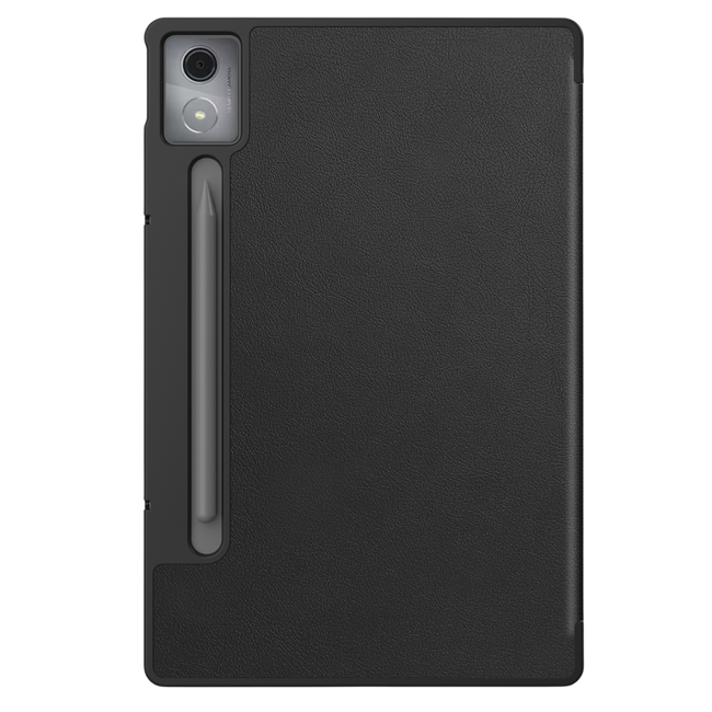 Case2go - Tablet hoes geschikt voor Lenovo Idea Tab Pro - 12.7 Inch - Tri-Fold Book Case - Auto/Wake functie - Zwart