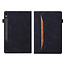 Case2go - Tablet hoes geschikt voor Samsung Galaxy Tab S10 FE Plus - Business Wallet Book Case - Met pasjeshouder - Zwart