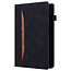 Case2go - Tablet hoes geschikt voor Samsung Galaxy Tab S10 FE Plus - Business Wallet Book Case - Met pasjeshouder - Zwart