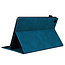 Case2go - Tablet hoes geschikt voor Samsung Galaxy Tab S6 Lite (2024) / Galaxy Tab S6 Lite (2022/2020) - Business Wallet Book Case - Met pasjeshouder - Blauw
