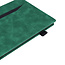 Case2go - Tablet hoes geschikt voor Apple iPad Pro 11 (2025) / Apple iPad Pro 11 (2024) - Business Wallet Book Case - Met pasjeshouder - Groen