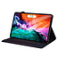 Case2go - Tablet hoes geschikt voor Apple iPad Pro 11 (2024) - Business Wallet Book Case - Met pasjeshouder - Zwart