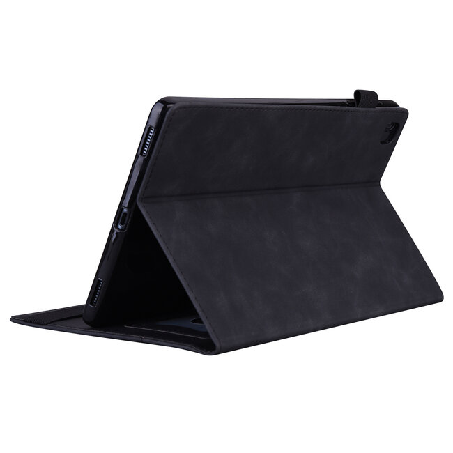 Case2go - Tablet hoes geschikt voor Apple iPad Pro 11 (2025) / Apple iPad Pro 11 (2024) - Business Wallet Book Case - Met pasjeshouder - Zwart