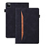 Case2go - Tablet hoes geschikt voor Apple iPad Pro 11 (2024) - Business Wallet Book Case - Met pasjeshouder - Zwart