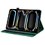 Case2go - Tablet hoes geschikt voor Apple iPad Pro 13 (2025/2024) - Business Stiching Case - Wallet Book Case - Groen