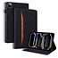 Case2go Case2go - Tablet hoes geschikt voor Apple iPad Pro 13 (2024) - Business Stiching Case - Wallet Book Case - Zwart