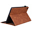 Case2go - Tablet hoes geschikt voor Apple iPad Pro 13 (2024) - Business Stiching Case - Wallet Book Case - Bruin