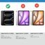 Case2go - Tablet hoes geschikt voor Apple iPad Pro 13 (2024) - Business Stiching Case - Wallet Book Case - Bruin