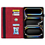 Case2go - Tablet hoes geschikt voor Apple iPad Pro 13 (2024) - Business Stiching Case - Wallet Book Case - Rood