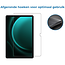 Case2go - Tablet Screenprotector geschikt voor Samsung Galaxy Tab S10 FE Plus - 13.1 Inch - Tempered Glass - Case Friendly - Transparant