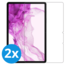 Case2go - 2-Pack Tablet screenprotector geschikt voor Samsung Galaxy S9 Ultra (2023) - 14.6 Inch - Tempered Glass - Case Friendly - Transparant