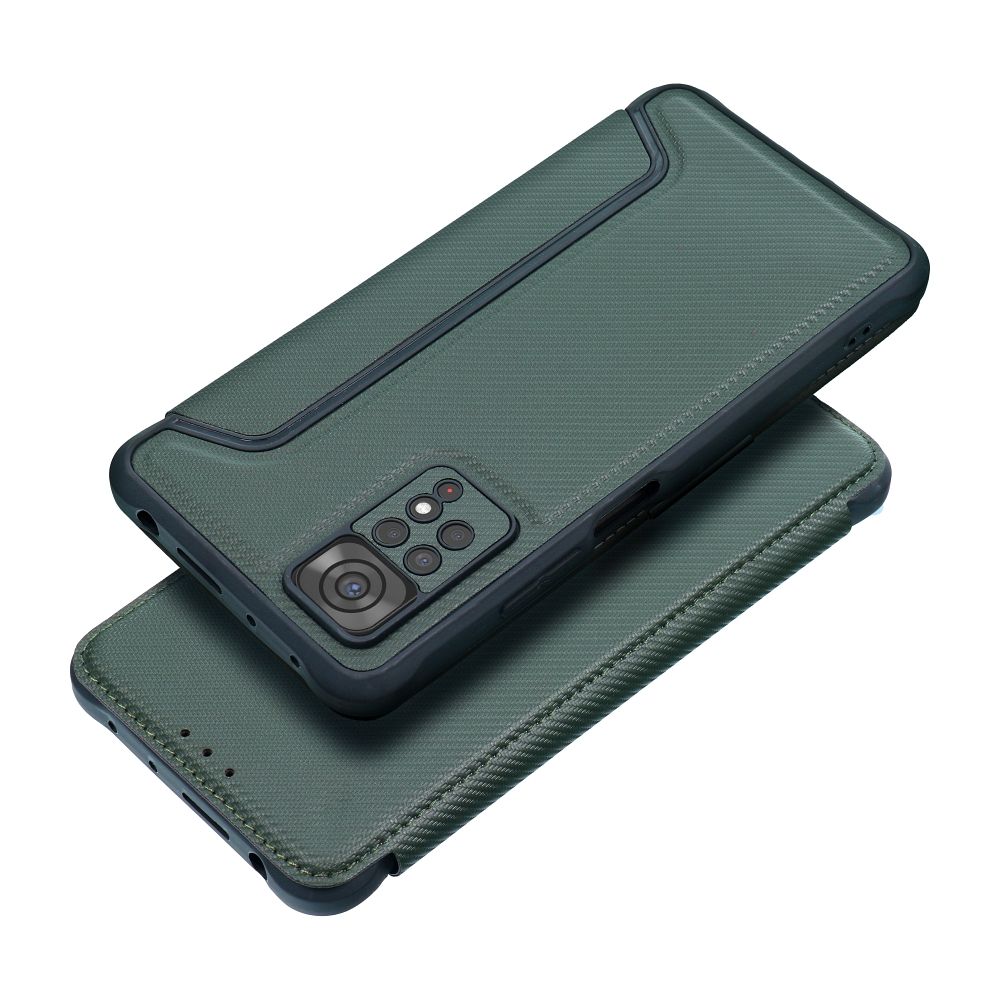 Case2go - Hoesje geschikt voor Xiaomi Redmi Note 14 Pro - Schokbestendige Book Case - Groen afbeelding