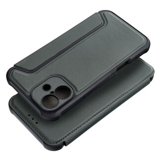 Case2go Case2go - Hoesje geschikt voor Apple iPhone 16 - Schokbestendige Book Case - Groen