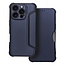 Case2go - Hoesje geschikt voor Apple iPhone 16 Pro - Schokbestendige Book Case - Blauw