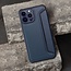 Case2go - Hoesje geschikt voor Apple iPhone 16 Pro - Schokbestendige Book Case - Blauw