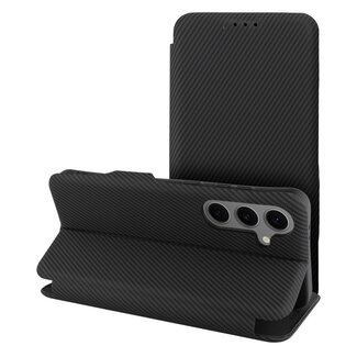 Case2go Case2go - Hoesje geschikt voor Xiaomi Redmi Note 14 - Magnetische Book Case - Zwart