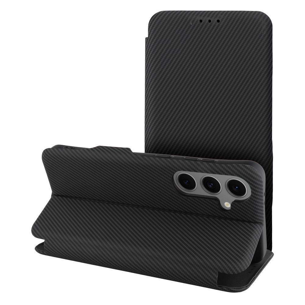Case2go - Hoesje geschikt voor Xiaomi Redmi Note 14 - Magnetische Book Case - Zwart afbeelding
