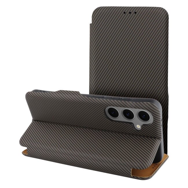 Case2go - Hoesje geschikt voor Xiaomi Redmi Note 14 Pro - Magnetische Book Case - Bruin