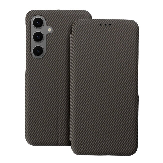 Case2go - Hoesje geschikt voor Xiaomi Redmi Note 14 Pro - Magnetische Book Case - Bruin
