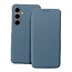 Case2go - Hoesje geschikt voor Xiaomi Redmi Note 14 - Magnetische Book Case - Blauw