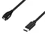 Oplaadkabel geschikt voor Garmin Forerunner / Vivoactive / Fenix / Venu - 1 meter kabel - USB C naar Garmin - Zwart