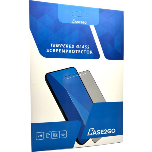 Case2go - 2-Pack Tablet screenprotector geschikt voor Samsung Galaxy S10 Plus (2024) - 12.4 Inch - Tempered Glass - Case Friendly - Transparant