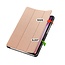 Case2go - Tablet hoes geschikt voor Lenovo Tab One - 8.7 Inch - Tri-Fold Book Case - Auto/Wake functie - Rosé Goud