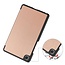Case2go - Tablet hoes geschikt voor Lenovo Tab One - 8.7 Inch - Tri-Fold Book Case - Auto/Wake functie - Rosé Goud