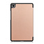 Case2go - Tablet hoes geschikt voor Lenovo Tab One - 8.7 Inch - Tri-Fold Book Case - Auto/Wake functie - Rosé Goud