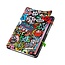 Case2go - Tablet hoes geschikt voor Lenovo Tab One - 8.7 Inch - Tri-Fold Book Case - Auto/Wake functie - Grafitti