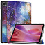 Case2go - Tablet hoes geschikt voor Lenovo Tab One - 8.7 Inch - Tri-Fold Book Case - Auto/Wake functie - Galaxy