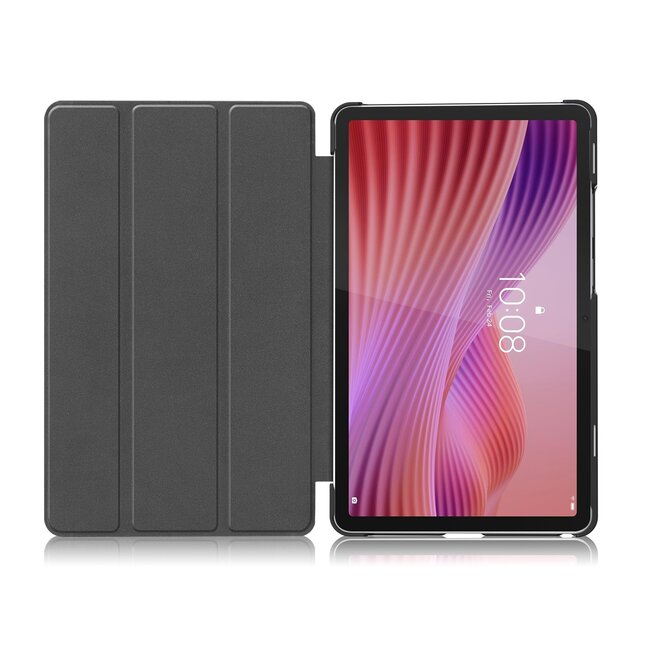 Case2go - Tablet hoes geschikt voor Lenovo Tab One - 8.7 Inch - Tri-Fold Book Case - Auto/Wake functie - Grijs