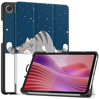 Case2go Case2go - Tablet hoes geschikt voor Lenovo Tab One - 8.7 Inch - Tri-Fold Book Case - Auto/Wake functie - Good Night