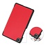 Case2go - Tablet hoes geschikt voor Lenovo Tab One - 8.7 Inch - Tri-Fold Book Case - Auto/Wake functie - Rood