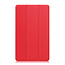 Case2go - Tablet hoes geschikt voor Lenovo Tab One - 8.7 Inch - Tri-Fold Book Case - Auto/Wake functie - Rood