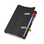Case2go - Tablet hoes geschikt voor Lenovo Tab One - 8.7 Inch - Tri-Fold Book Case - Auto/Wake functie - Zwart