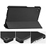 Case2go - Tablet hoes geschikt voor Lenovo Tab One - 8.7 Inch - Tri-Fold Book Case - Auto/Wake functie - Zwart