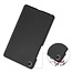 Case2go - Tablet hoes geschikt voor Lenovo Tab One - 8.7 Inch - Tri-Fold Book Case - Auto/Wake functie - Zwart