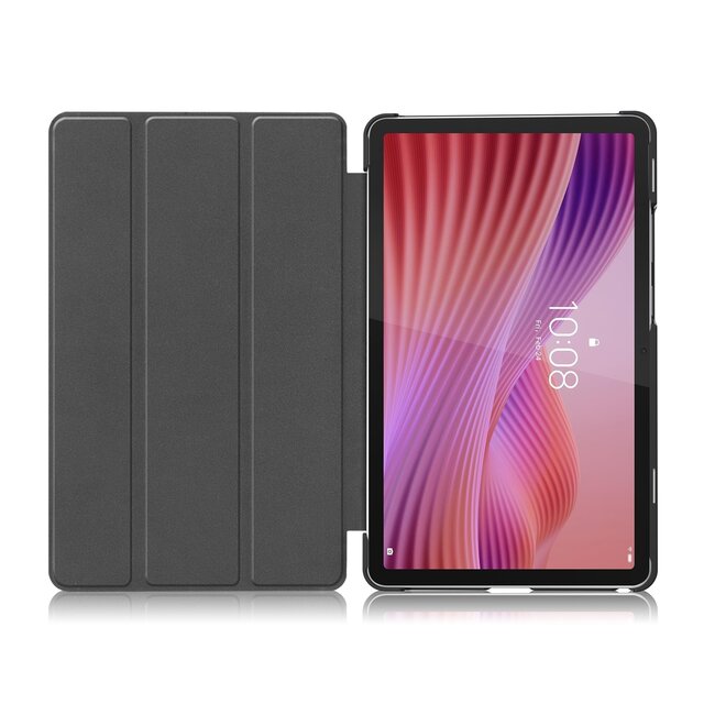 Case2go - Tablet hoes geschikt voor Lenovo Tab One - 8.7 Inch - Tri-Fold Book Case - Auto/Wake functie - Zwart