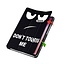Case2go - Tablet hoes geschikt voor Lenovo Tab One - 8.7 Inch - Tri-Fold Book Case - Auto/Wake functie - Don't Touch Me