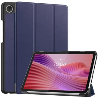 Case2go Case2go - Tablet hoes geschikt voor Lenovo Tab One - 8.7 Inch - Tri-Fold Book Case - Auto/Wake functie - Blauw