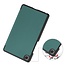 Hoozey - Tablet hoes geschikt voor Lenovo Tab One - 8.7 Inch - Tri-Fold Book Case - Auto/Wake functie - Donker Groen