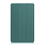 Hoozey - Tablet hoes geschikt voor Lenovo Tab One - 8.7 Inch - Tri-Fold Book Case - Auto/Wake functie - Donker Groen