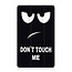 Hoozey - Tablet hoes geschikt voor Lenovo Tab One - 8.7 Inch - Tri-Fold Book Case - Auto/Wake functie - Dont Touch Me